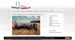 Desktop Screenshot of musikkapelle-zwiefalten.de